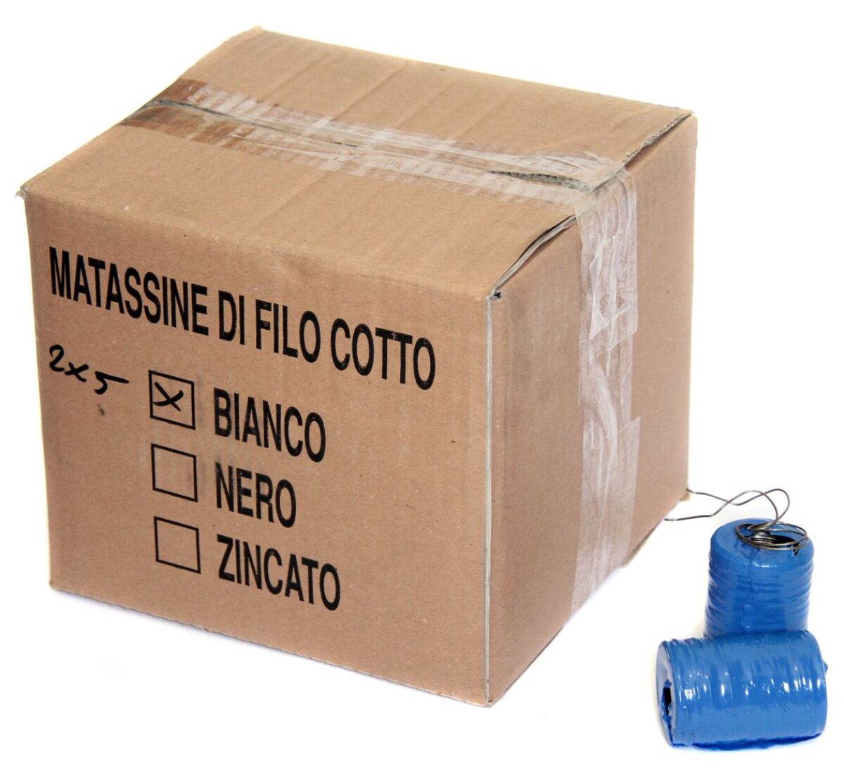 FILO DI FERRO COTTO IN BOBINE CONFEZIONE KIT DA 75PZ. MATASSINE CARPENTERIA